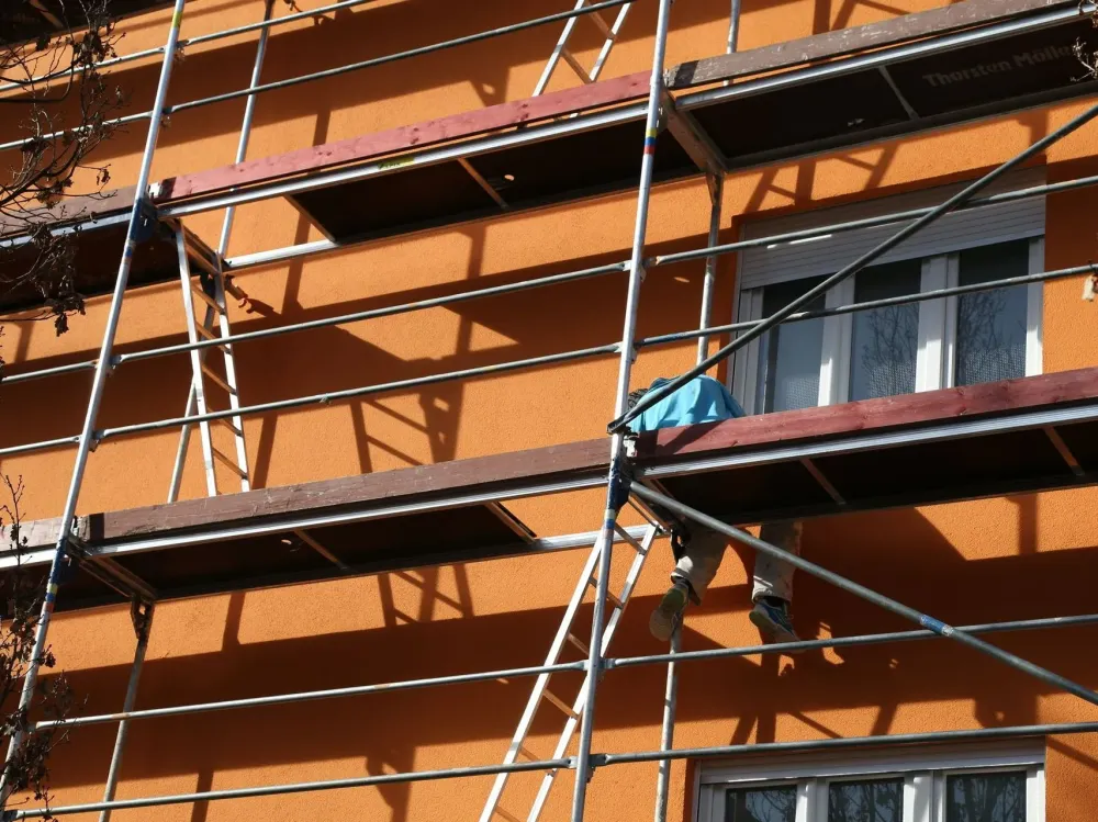 Échafaudages modulaires à  Mehun-sur-Yèvre